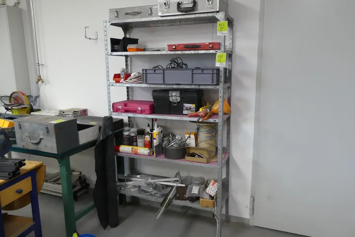 Lagerregal, 1 Feld, ohne Inhalt Maße in cm ca. 100 x 35